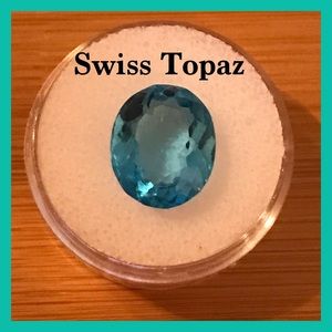 Natural Swiss Blue Topaz